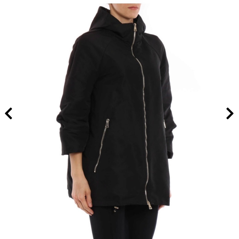 Moncler Giubbotto Maquereau Jacket Size 4 XL Raincoat Black - Picture 2 of 11